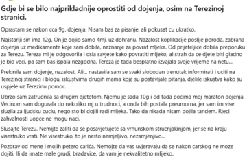 podrška dojenje knjiga utisaka savjetnica