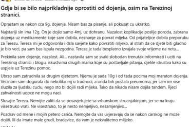 podrška dojenje knjiga utisaka savjetnica