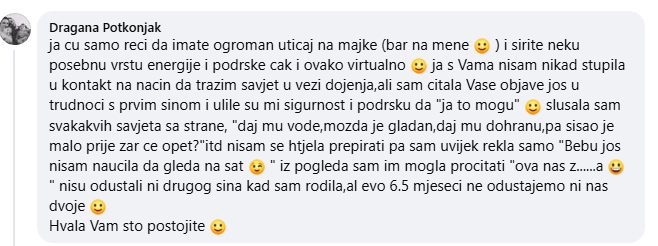 tereza kis savjetnica za dojenje preporuka